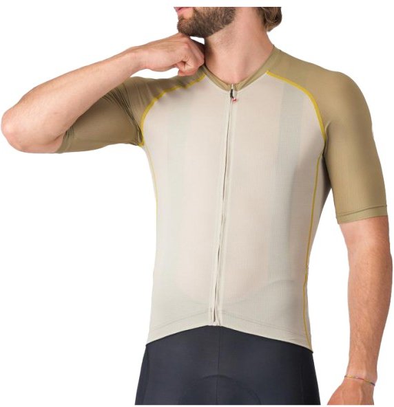 Castelli - Unlimited Endurance 3 Jersey - Radtrikot Gr M beige