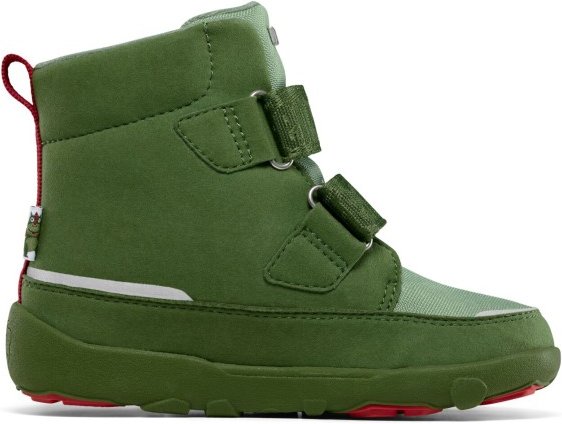 Thumbnail - Affenzahn - Kid's Mid Boot Chamude Comfy - Winterschuhe Gr 28 oliv