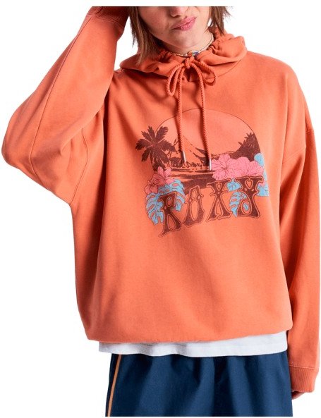 Thumbnail - Roxy - Women's Lineup Oversized Hoodie - Hoodie Gr M rot