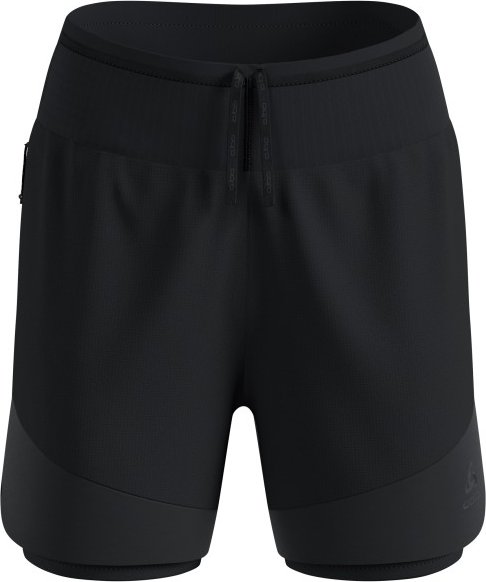 Odlo - Women's X-Alp Trail 5 Inch 2-in-1 Short - Laufshorts Gr L schwarz