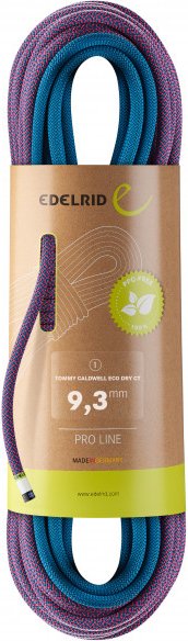 Edelrid - Tommy Caldwell Eco Dry CT 9,3 mm - Einfachseil Gr 70 m bunt