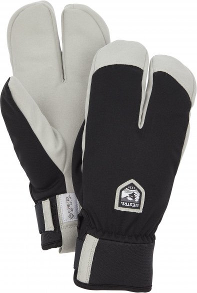 Hestra - W.S. Wool Terry Split Mitt - Handschuhe Gr 7 schwarz/grau