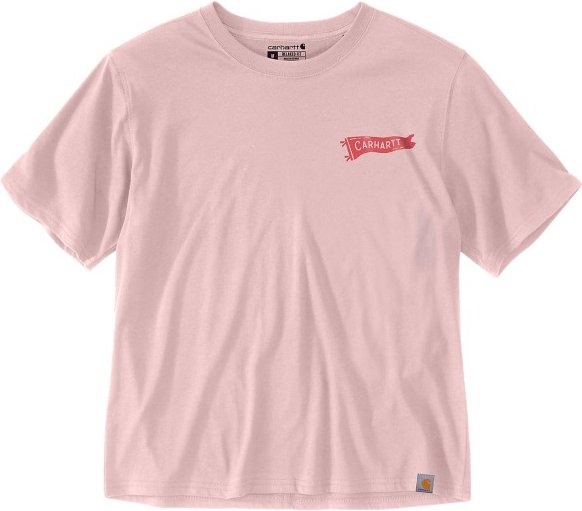 Carhartt - Women's Tencel Fiber Series Loose Pennant Flag - T-Shirt Gr M rosa