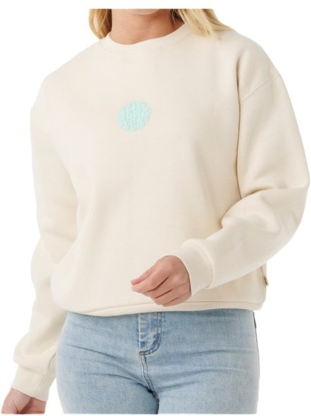 Thumbnail - Rip Curl - Women's Icons of Surf Relaxed Crew - Pullover Gr XL weiß