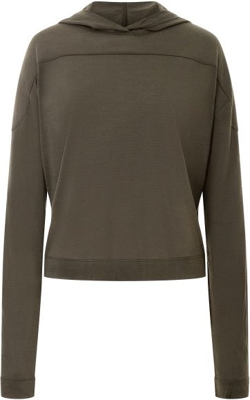 Thumbnail - super.natural - Women's Asana Crossed Back - Hoodie Gr XS braun