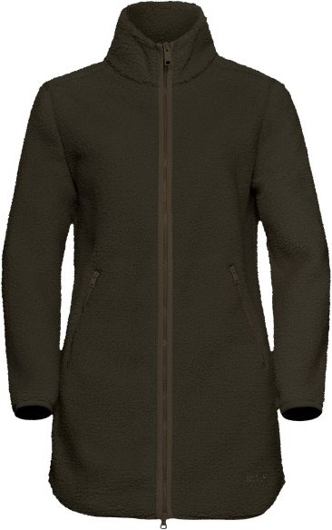 Jack Wolfskin - Women's High Curl Coat - Fleecejacke Gr L oliv