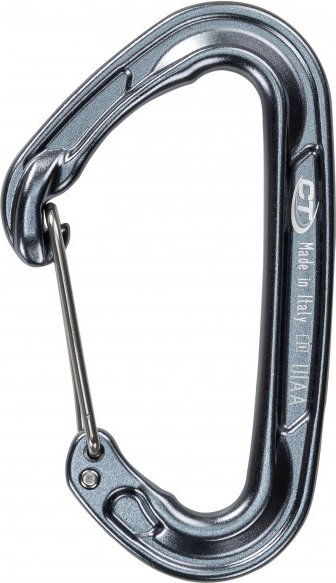 Climbing Technology - Fly-Weight Evo - Schnappkarabiner Gr Single grau/schwarz