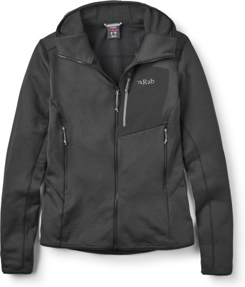 Rab - Women's Ascendor Hoody - Fleecejacke Gr 40 grau