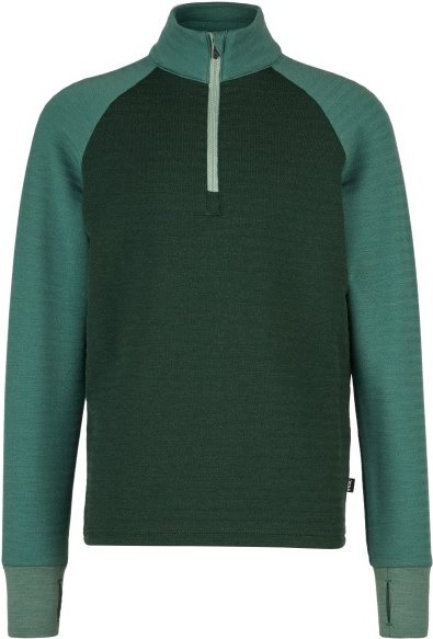 Stoic - Kid's MerinoFleece260 FlenSt. Half Zip - Merinopullover Gr 104 grün