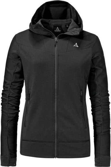 Thumbnail - Schöffel - Women's Fleece Hoody Style Blaueis - Fleecejacke Gr 44 schwarz