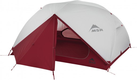 Thumbnail - MSR - Elixir 3 Tent V2 - 3-Personen Zelt grau/rot