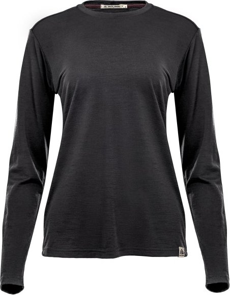 Aclima - Women's Lightwool 180 Crewneck - Merinoshirt Gr XL schwarz