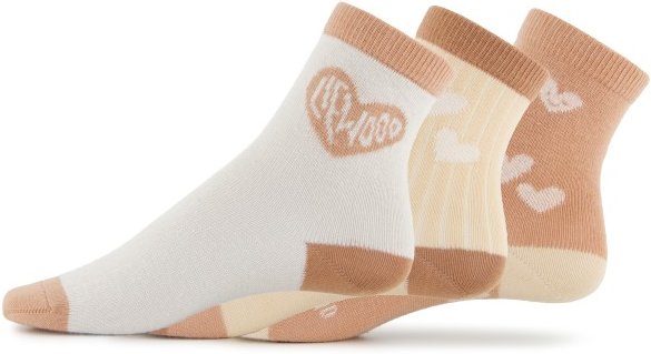 LIEWOOD - Kid's Silas Socks 3-Pack - Multifunktionssocken Gr 22-24 sweetheart / pale tuscany mix