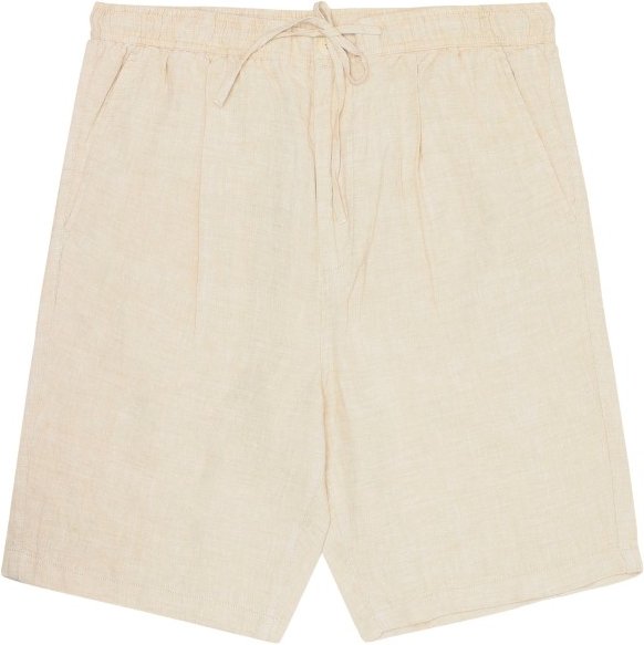 KnowledgeCotton Apparel - Fig Loose Linen Shorts - Shorts Gr L beige