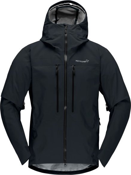 Thumbnail - Norrøna - Trollveggen GORE-TEX Pro Light Jacket - Regenjacke Gr S schwarz