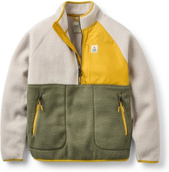 Thumbnail - Passenger - Women's Home 2.0 1/2 Zip Recycled Sherpa Fleece - Fleecejacke Gr XS oliv