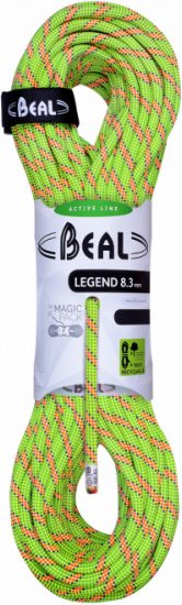 Beal - Legend 8.3 - Halbseil Gr 50 m grün