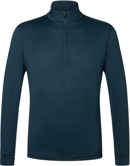 super.natural - Tundra 175 Quarter Zip - Longsleeve Gr XL blau