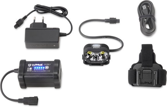 Lupine - Blika X 7 - Stirnlampe grau