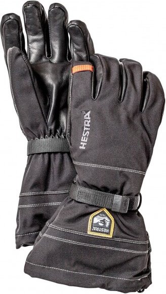 Hestra - Army Leather Blizzard 5 Finger - Handschuhe Gr 8 grau