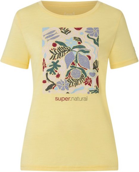 Thumbnail - super.natural - Women's Dolce Vita Tee - Merinoshirt Gr XS beige