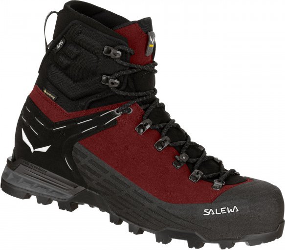 Thumbnail - Salewa - Women's Ortles Ascent Mid GTX - Bergschuhe Gr 39 schwarz/rot