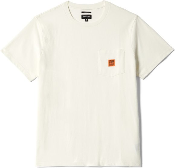 Brixton - Global HW S/S Boxy PKT Tee - T-Shirt Gr L weiß