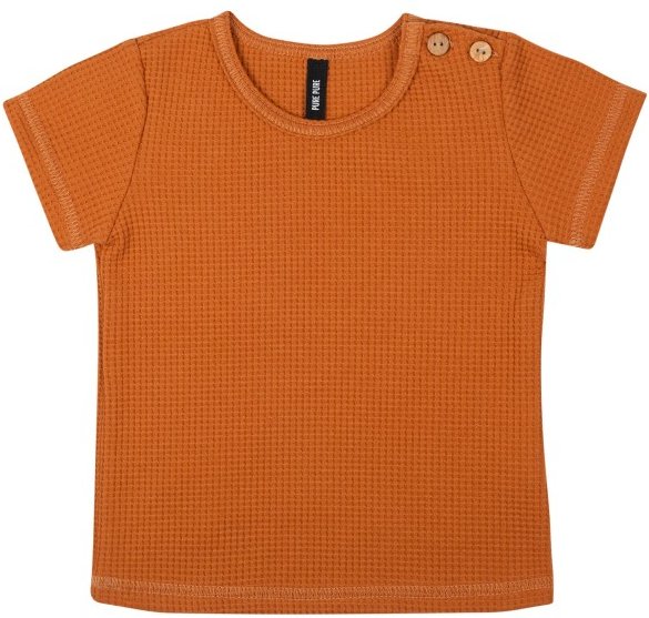 Pure Pure - Baby's T-Shirt Waffle - T-Shirt Gr 62 orange