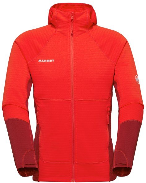 Mammut - Taiss ML Hooded Jacket - Fleecejacke Gr S rot