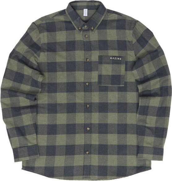 Mazine - Checked Flannel Shirt - Hemd Gr S grau