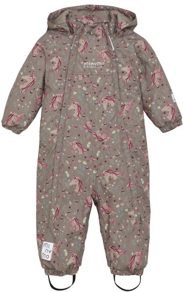 Minymo - Kid's Snow Suit AOP - Overall Gr 74 braun
