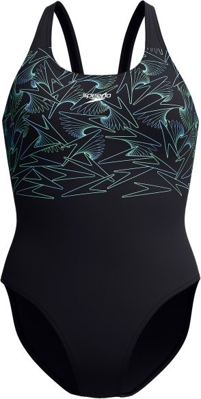 Speedo - Women's Hyperboom Placement Muscleback - Badeanzug Gr 42 schwarz