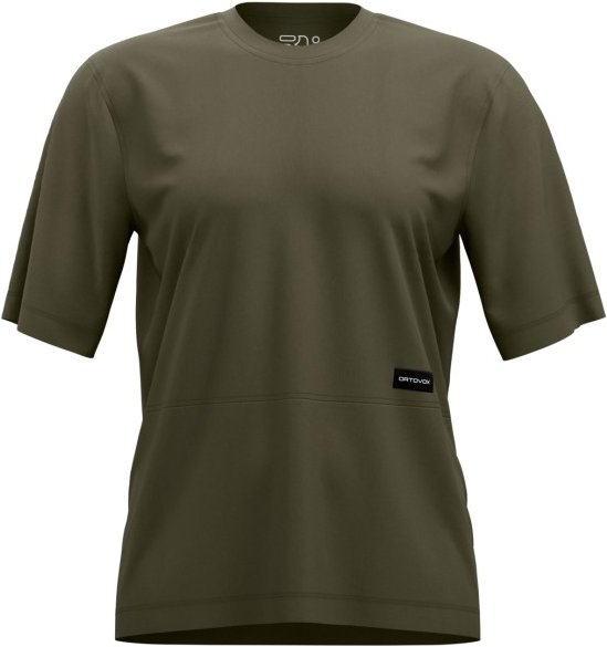 Ortovox - Women's 185 Merino Patch TS - Merinoshirt Gr L dark wild herbs