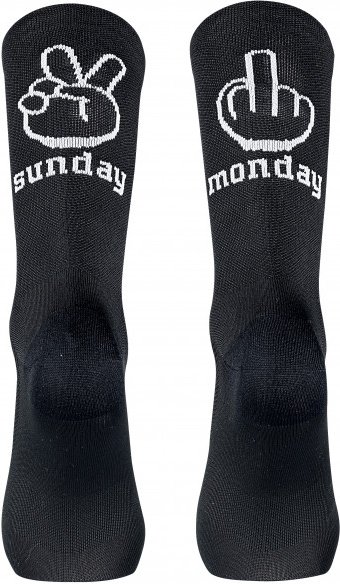 Northwave - Sunday Monday Sock - Radsocken Gr L schwarz