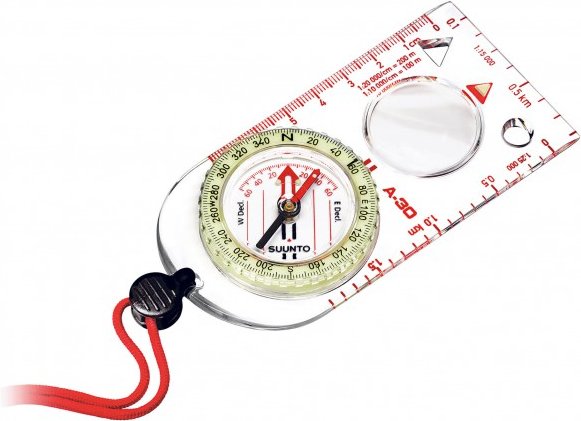 Suunto - Linealkompass A-30 - Kompass transparent