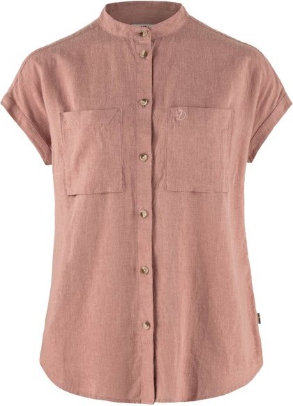 Thumbnail - Fjällräven - Women's Övik Hemp Shirt S/S - Hemd Gr S rosa