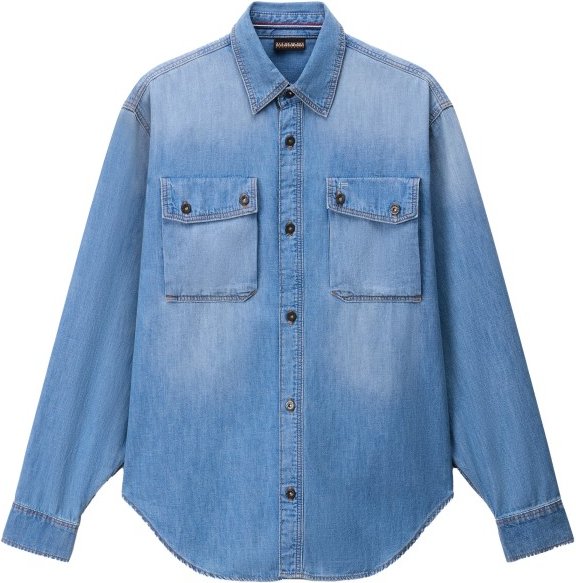 Thumbnail - Napapijri - O-Kiene L/S - Hemd Gr XL blau
