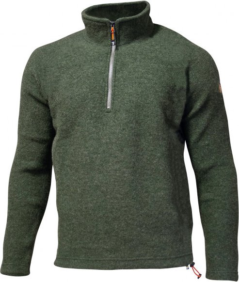 Ivanhoe of Sweden - Brodal Half Zip - Wollpullover Gr S oliv