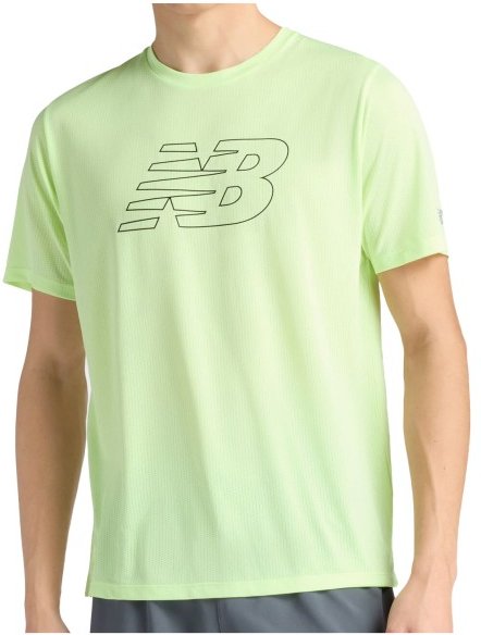 New Balance - Athletics Graphic T-Shirt V2 - Laufshirt Gr M grün
