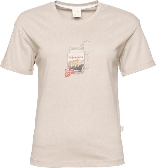 Thumbnail - Chillaz - Women's Leoben Mountains to Go - T-Shirt Gr 38 beige