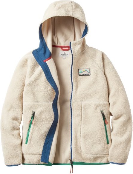 Passenger - Women's North Coast 2.0 FZ Recy. Sherpa Fleece - Fleecejacke Gr XXL beige