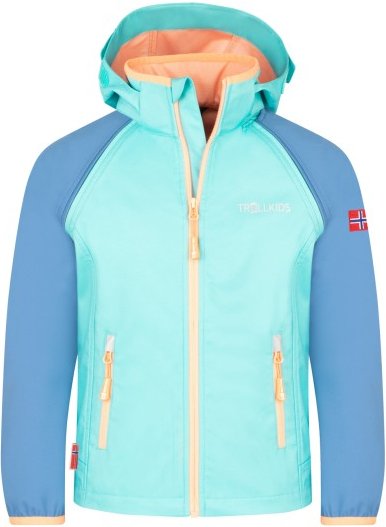 Trollkids - Kids Rondane Zip Off Jacket XT - Softshelljacke Gr 98 türkis