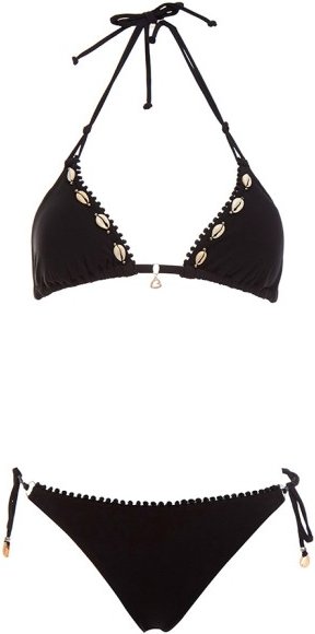 Banana Moon - Women's Drea Black - Bikini-Bottom Gr 42 schwarz