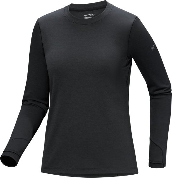 Thumbnail - Arc'teryx - Women's Taema Thermal Crew L/S - Laufshirt Gr S schwarz