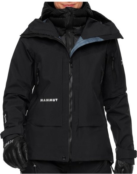Mammut - Women's Eiger Nordwand Light Down IN Hooded - Daunenjacke Gr M schwarz