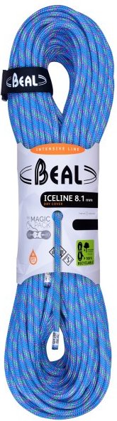 Beal - Ice Line 8,1 mm - Halbseil Gr 60 m blau
