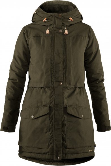 Fjällräven - Women's Singi Wool Padded Parka - Mantel Gr XS oliv