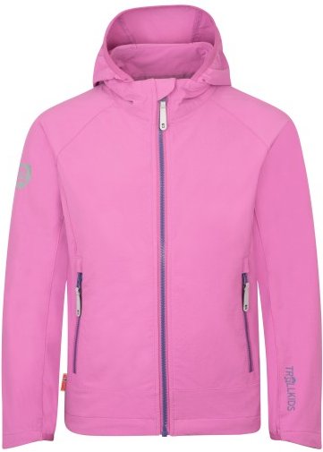 Trollkids - Girl's Kvalvika Jacket - Softshelljacke Gr 92 rosa