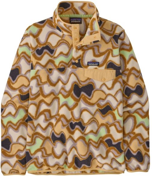 Patagonia - Women's Lightweight Synchilla Snap-T Fleece Pullov - Fleecepullover Gr L beige/braun