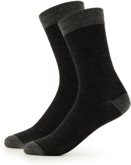 Alpacasocks&Co - Merino Lifestyle - Merinosocken Gr 45-48 schwarz